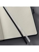 SIGEL Jegyzetfüzet, exkluzív, A5, kockás, 97 lap, keményfedeles, SIGEL "Conceptum", fekete