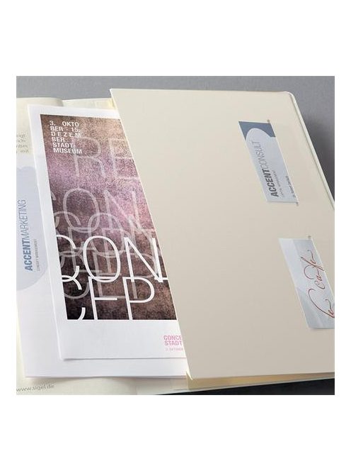 SIGEL Jegyzetfüzet, exkluzív, A5, kockás, 97 lap, keményfedeles, SIGEL "Conceptum", fekete