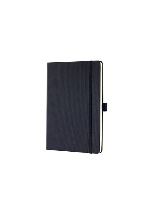 SIGEL Jegyzetfüzet, exkluzív, A5, kockás, 97 lap, keményfedeles, SIGEL "Conceptum", fekete