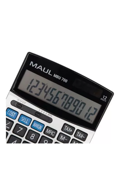 MAUL Számológép, asztali, 12 számjegy, MAUL "MBU 700", fekete
