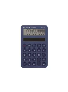   MAUL Számológép, asztali, 10 számjegy, MAUL "Eco MD 1", kék