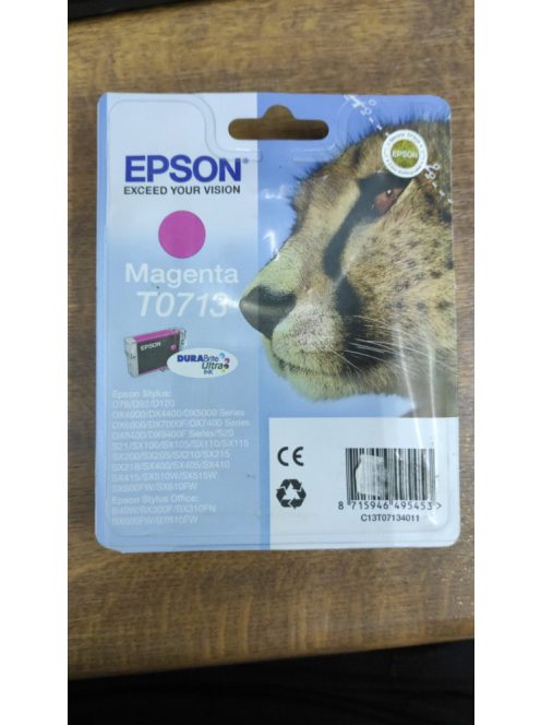 T07134011 Tintapatron Stylus D78, D92, D120 nyomtatókhoz, EPSON vörös, 5,5ml