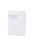 Boríték TC/4 szilikonos bélésnyomott bal ablak 50x100 ablak bal oldalról 20mm felülről 52mm Bluering® fehér