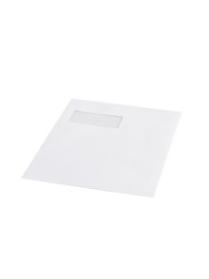   Boríték TC/4 szilikonos bélésnyomott bal ablak 55x90 ablak oldalról 20mm felülről 57mm Bluering® fehér