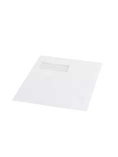   Boríték TC/4 szilikonos bélésnyomott bal ablak 55x90 ablak oldalról 20mm felülről 57mm Bluering® fehér