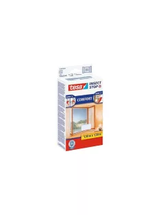   TESA Szúnyogháló, ablakra, tépőzáras, 1,3 x 1,3 m,  TESA® "Comfort", fehér