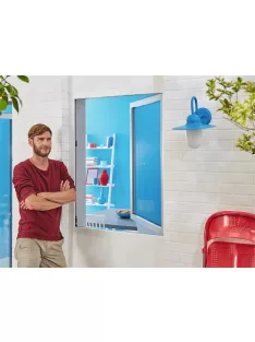   TESA Szúnyogháló, ablakra, tépőzáras, 1,3 x 1,3 m,  TESA® "Comfort", fekete