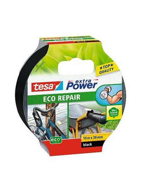 TESA Javítószalag, 38 mm x 10 m, TESA "Extra Power Eco Repair", fekete