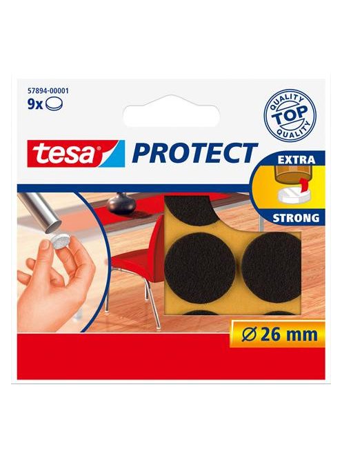 TESA Filckorong, karcolásgátló, 26 mm, TESA "Protect®", barna