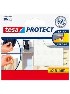  TESA Zaj- és csúszásgátló korong, 8 mm, TESA "Protect", átlátszó