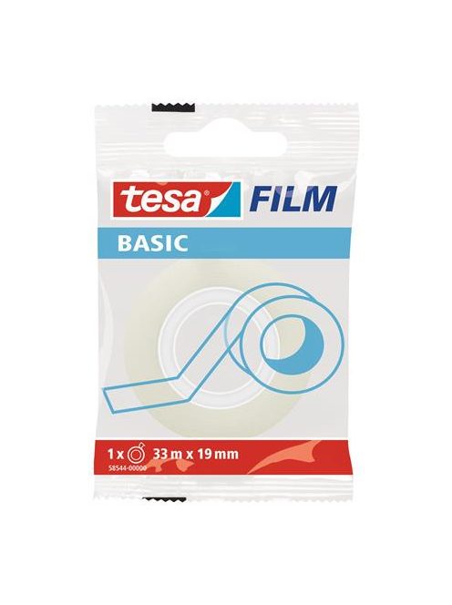 TESA Ragasztószalag, 19 mm x 33 m, TESA "Basic", átlátszó