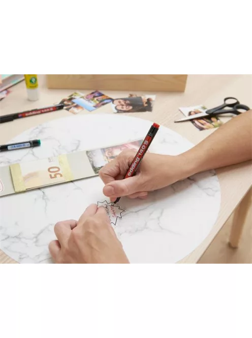 EDDING Alkoholos marker, OHP, 0,3 mm, EDDING "140 S", kék