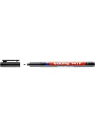 EDDING Alkoholos marker, OHP, 0,6 mm, EDDING "141 F", fekete