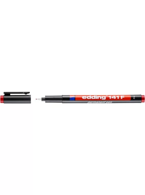 EDDING Alkoholos marker, OHP, 0,6 mm, EDDING "141 F", piros