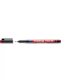   EDDING Alkoholos marker, OHP, 1 mm, EDDING "142 M", piros