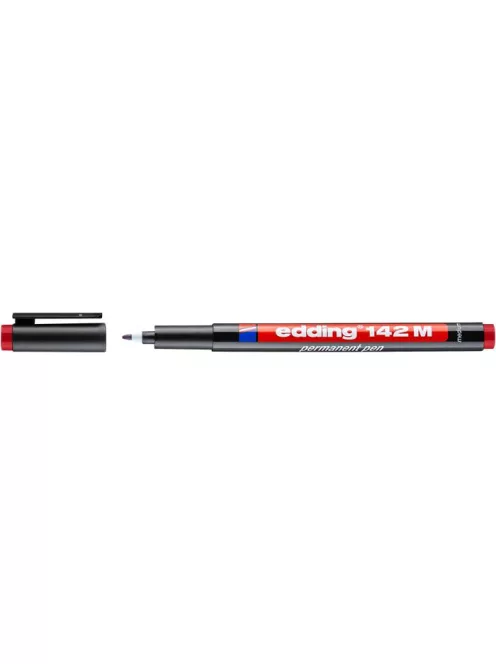 EDDING Alkoholos marker, OHP, 1 mm, EDDING "142 M", piros