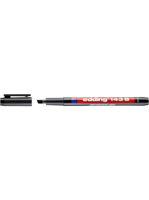 EDDING Alkoholos marker, OHP, 1 mm, EDDING "143 B", fekete