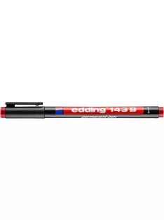   EDDING Alkoholos marker, OHP, 1 mm, EDDING "143 B", piros