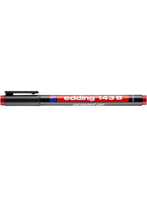 EDDING Alkoholos marker, OHP, 1 mm, EDDING "143 B", piros