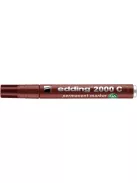 EDDING Alkoholos marker, 1,5-3 mm, kúpos, EDDING "2000", barna