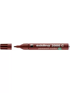   EDDING Alkoholos marker, 1,5-3 mm, kúpos, EDDING "2000", barna