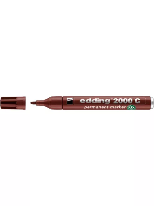 EDDING Alkoholos marker, 1,5-3 mm, kúpos, EDDING "2000", barna