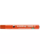 EDDING Alkoholos marker, 1,5-3 mm, kúpos, EDDING "2000", narancssárga