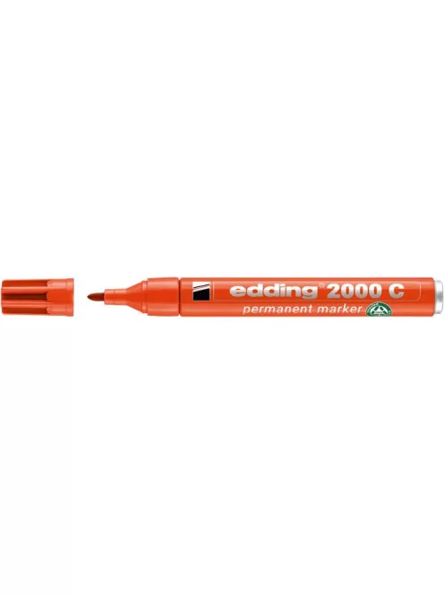 EDDING Alkoholos marker, 1,5-3 mm, kúpos, EDDING "2000", narancssárga