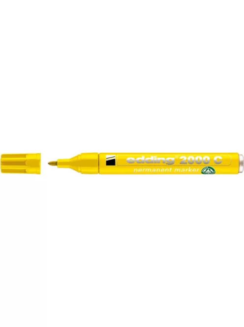 EDDING Alkoholos marker, 1,5-3 mm, kúpos, EDDING "2000", sárga