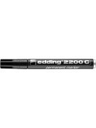 EDDING Alkoholos marker, 1-5 mm, vágott, EDDING "2200", fekete