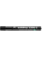 EDDING Alkoholos marker, 1-5 mm, vágott, EDDING "2200", fekete