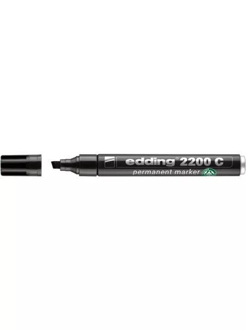 EDDING Alkoholos marker, 1-5 mm, vágott, EDDING "2200", fekete