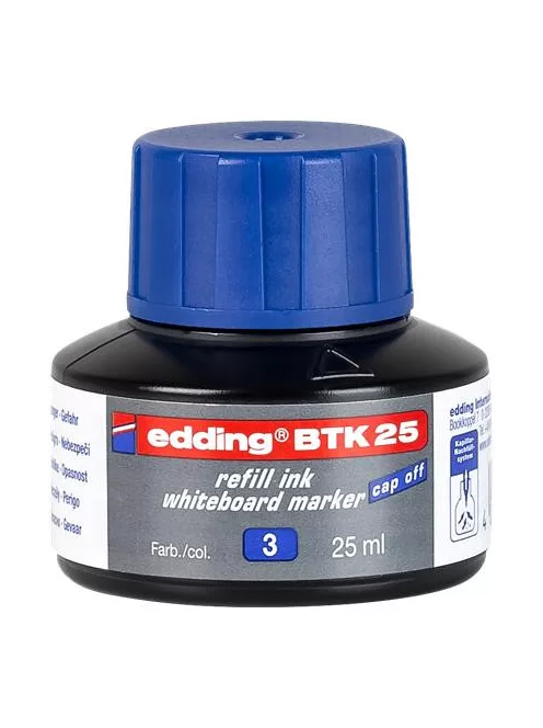 EDDING Utántöltő tábla- és flipchart markerhez, EDDING "BTK 25", kék