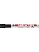 EDDING Alkoholos marker, 1,5-3 mm, kúpos, EDDING "3000", fekete