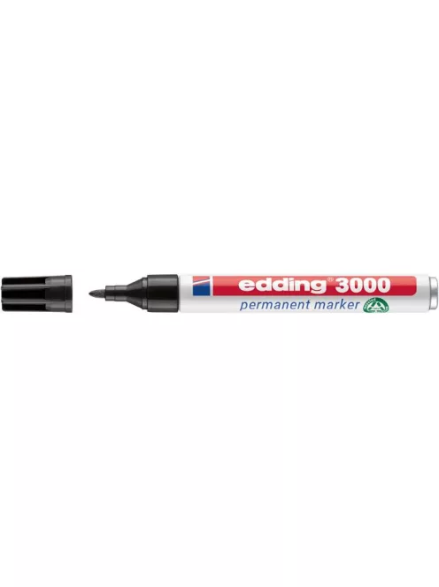 EDDING Alkoholos marker, 1,5-3 mm, kúpos, EDDING "3000", fekete