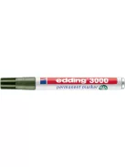 EDDING Alkoholos marker, 1,5-3 mm, kúpos, EDDING "3000", olívazöld
