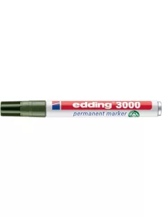   EDDING Alkoholos marker, 1,5-3 mm, kúpos, EDDING "3000", olívazöld