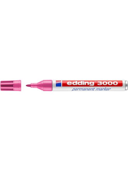 EDDING Alkoholos marker, 1,5-3 mm, kúpos, EDDING "3000", rózsaszín