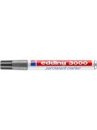 EDDING Alkoholos marker, 1,5-3 mm, kúpos, EDDING "3000", szürke