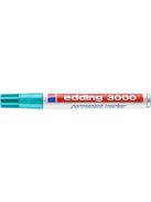 EDDING Alkoholos marker, 1,5-3 mm, kúpos, EDDING "3000", türkíz