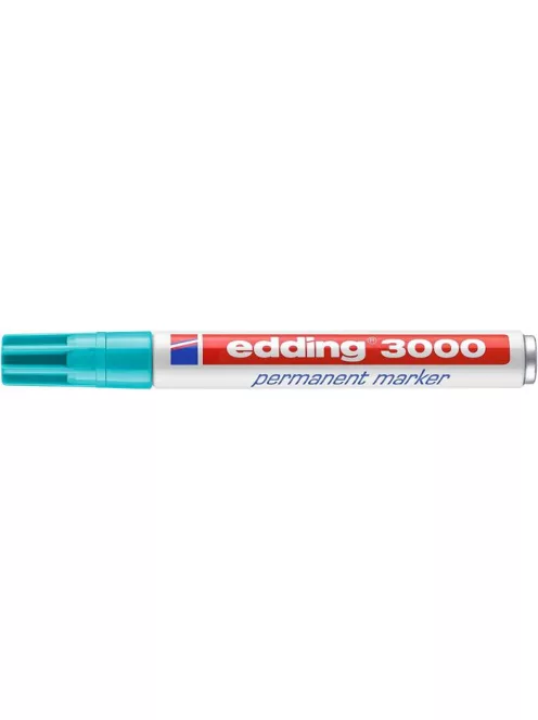 EDDING Alkoholos marker, 1,5-3 mm, kúpos, EDDING "3000", türkíz
