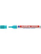 EDDING Alkoholos marker, 1,5-3 mm, kúpos, EDDING "3000", türkíz