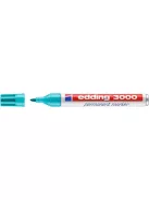 EDDING Alkoholos marker, 1,5-3 mm, kúpos, EDDING "3000", türkíz
