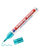 EDDING Alkoholos marker, 1,5-3 mm, kúpos, EDDING "3000", türkíz