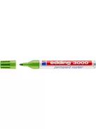 EDDING Alkoholos marker, 1,5-3 mm, kúpos, EDDING "3000", világoszöld