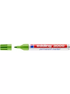   EDDING Alkoholos marker, 1,5-3 mm, kúpos, EDDING "3000", világoszöld