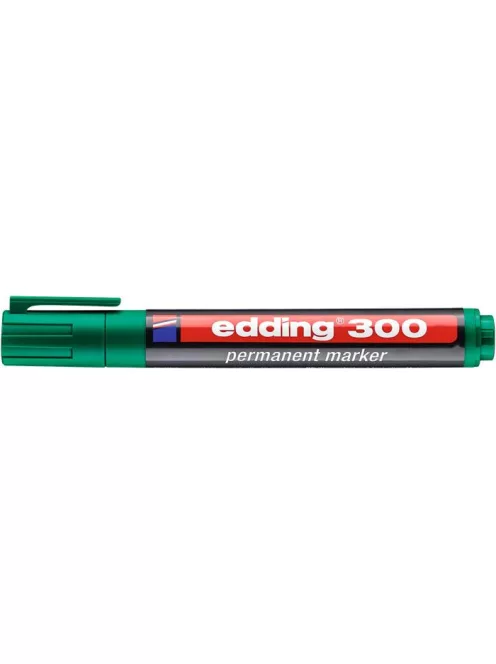 EDDING Alkoholos marker, 1,5-3 mm, kúpos, EDDING "300", zöld