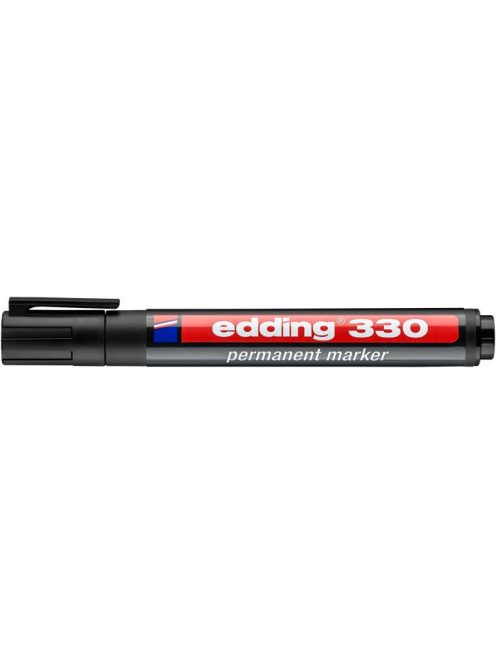 EDDING Alkoholos marker, 1-5 mm, vágott, EDDING "330", fekete