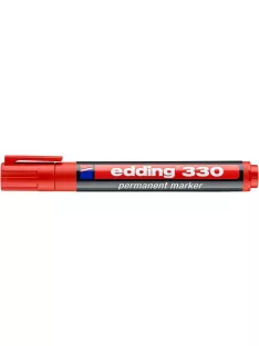   EDDING Alkoholos marker, 1-5 mm, vágott, EDDING "330", piros