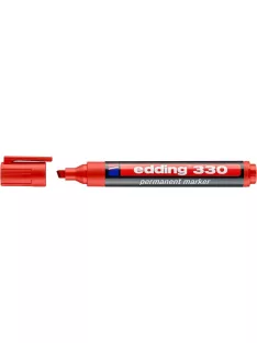   EDDING Alkoholos marker, 1-5 mm, vágott, EDDING "330", piros